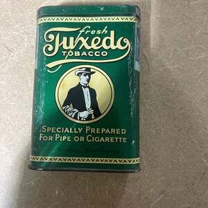 Vintage Original Tuxedo Tobacco Pocket Tin
